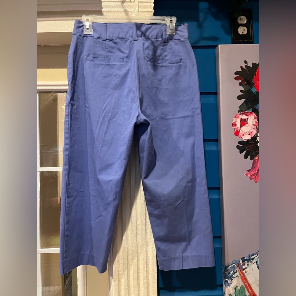 Kim by Kim Rogers Sz 6 Periwinkle Blue Capri Pants - Picture 6 of 6
